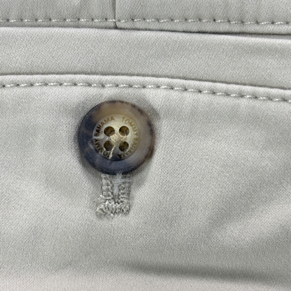 Tommy Bahama Chino Shorts Women Size 10 Beige Khaki Cotton Blend Stretch - Picture 9 of 9